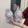 Labubu Have a Seat V2 Plush Keychain Acrylic Protector Cover Case Pelindung Labubu