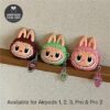 Airpods Case 1 2 3 Pro 2 Labubu Soft Silicone Airpods Case
